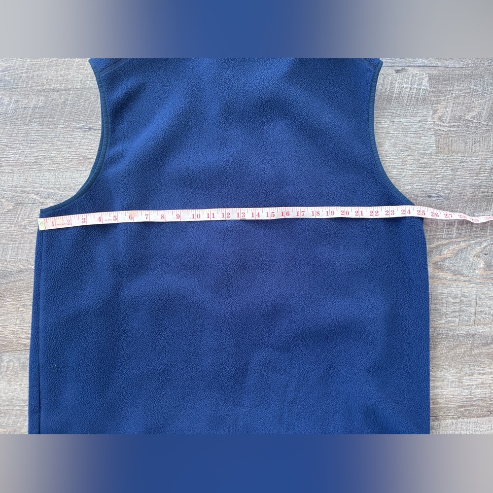 Vineyard Vines Navy Fleece Harbor Blue Vest- XXL - Picture 7 of 8